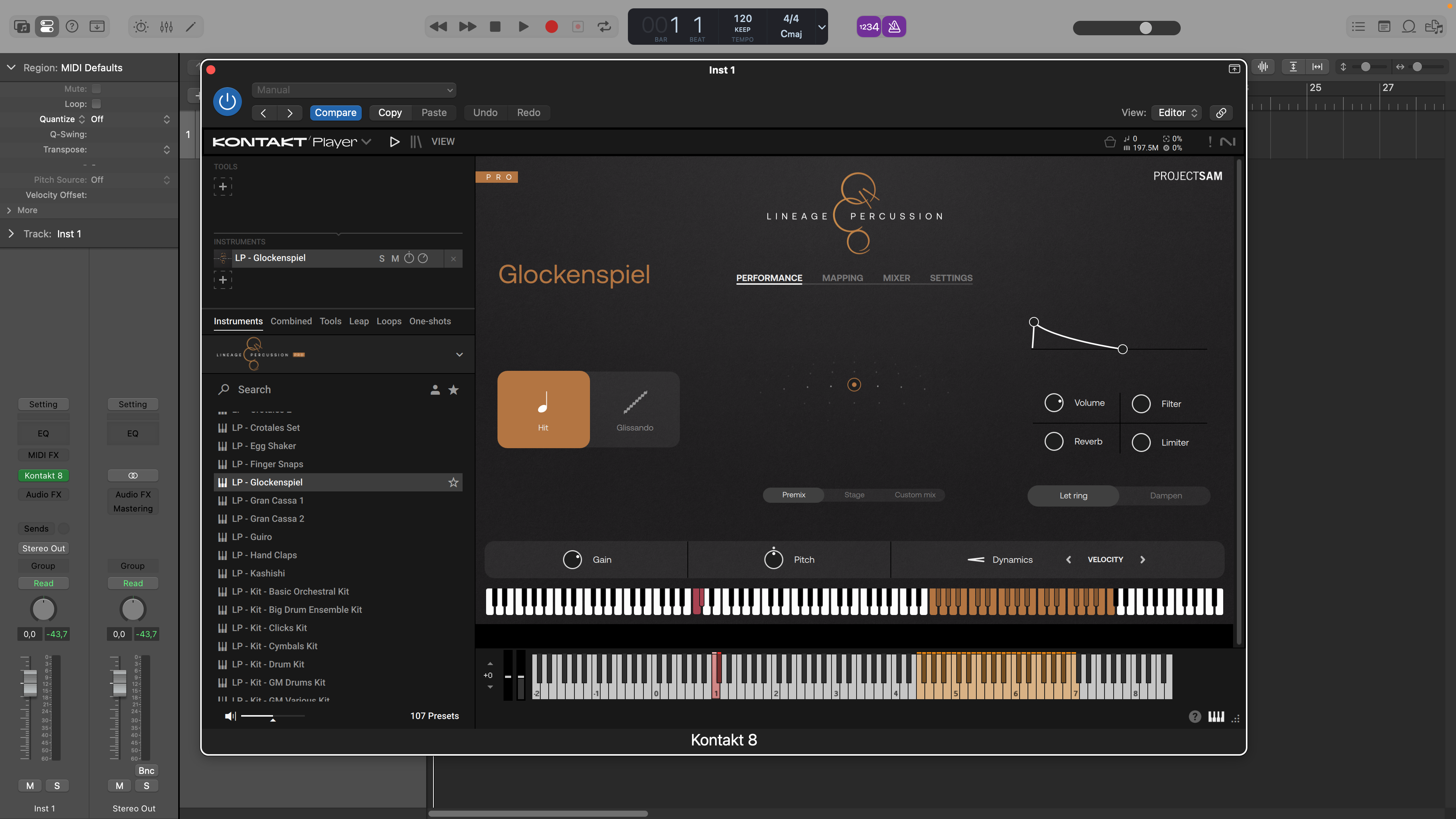 ProjectSam Lineage Percussion Pro